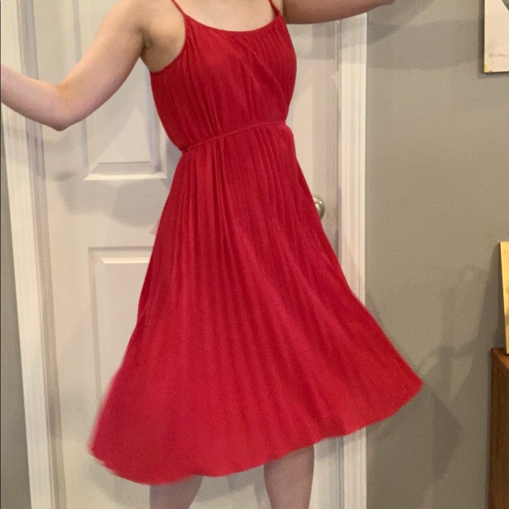 H&M Red Midi Dress • XS